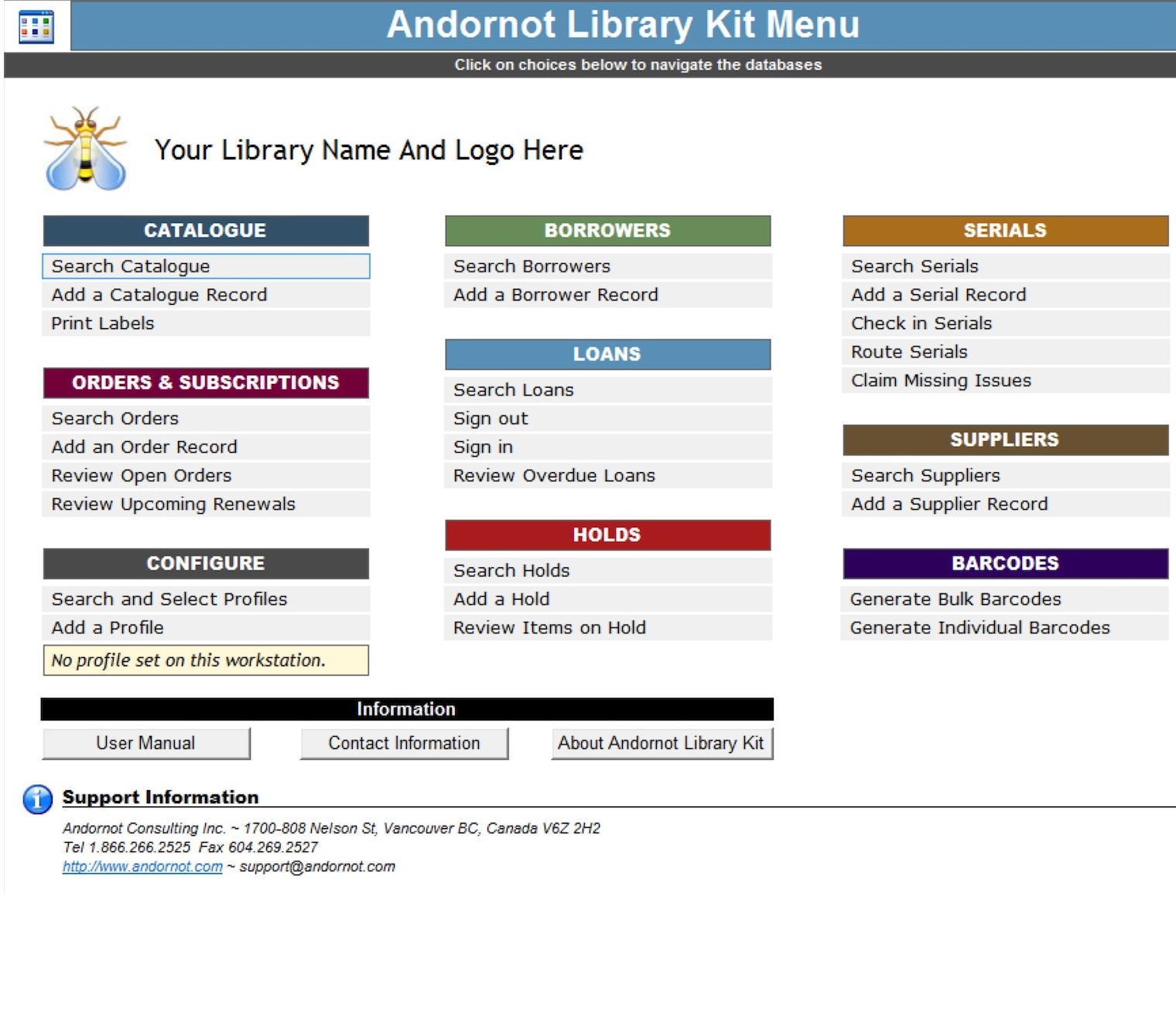 Andornot Starter Kit for Libraries • Andornot Consulting